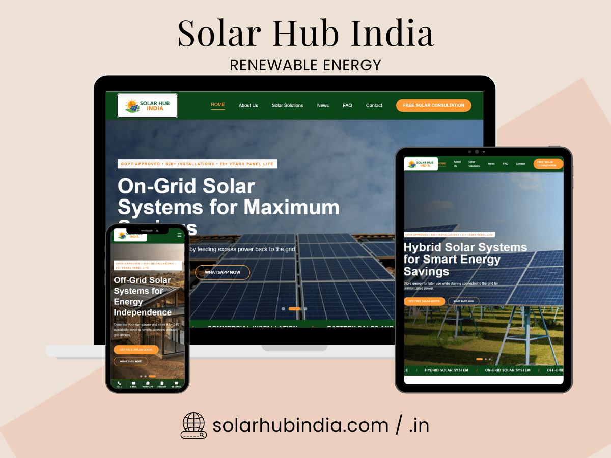 Solar Hub India Renewable Energy Project