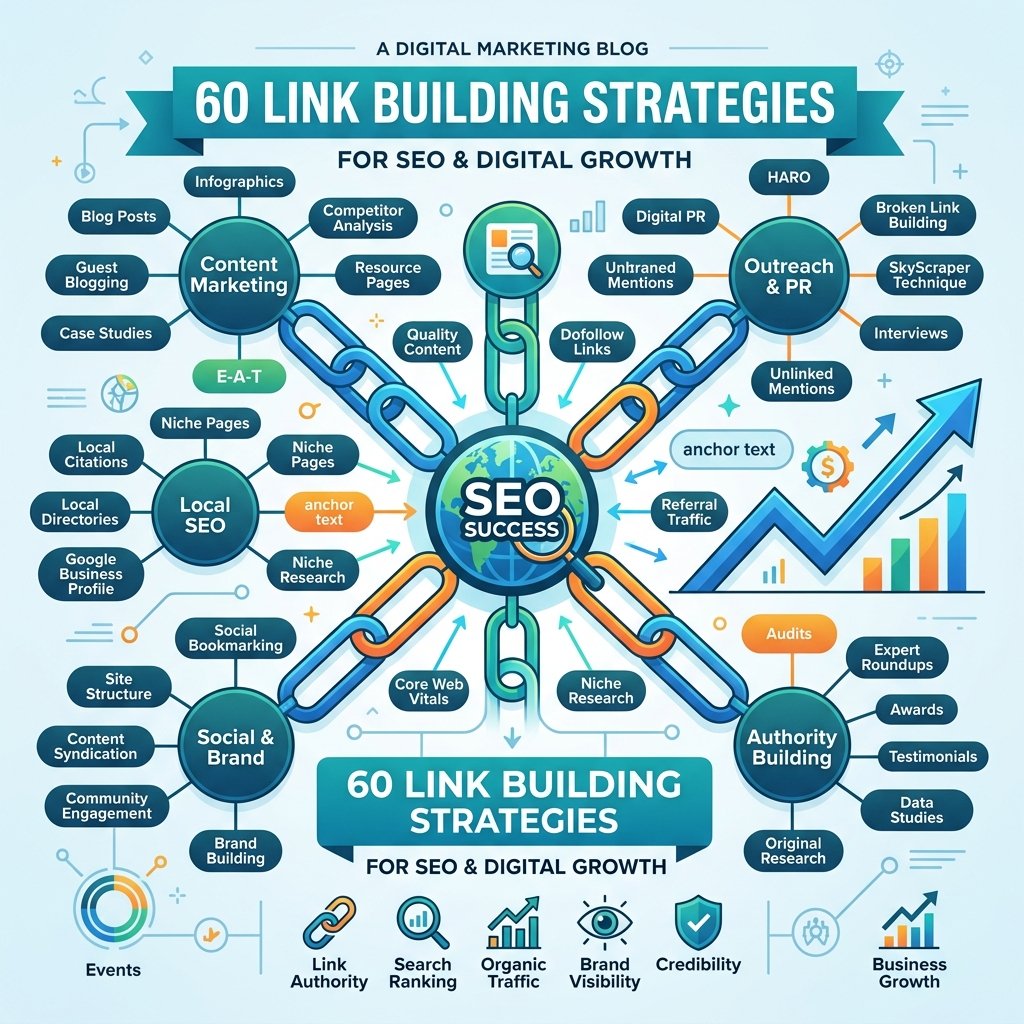 60 Link Building Strategies You Should Know