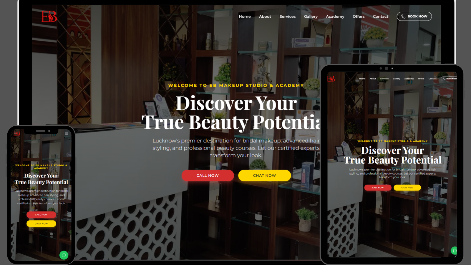 EB Makeup Studio project